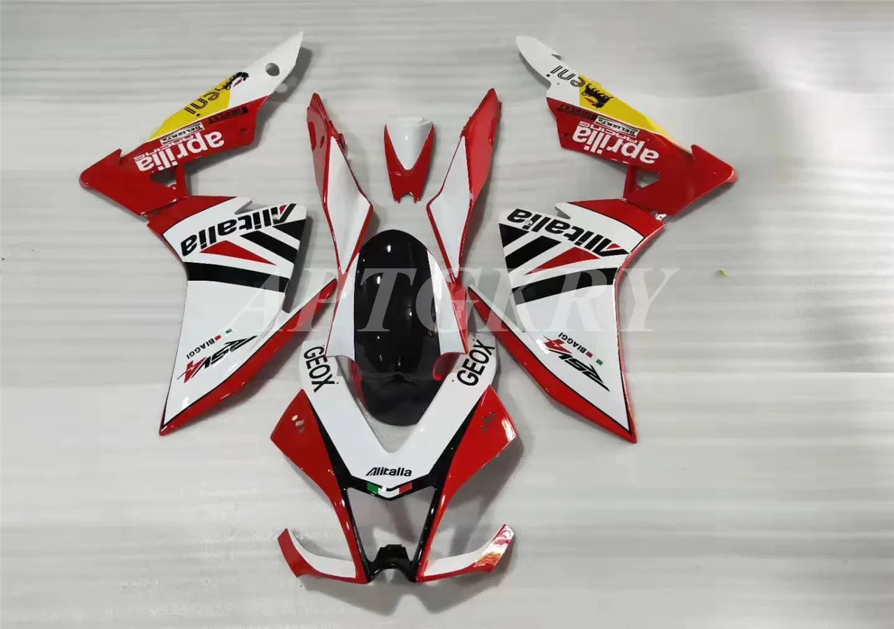 

New ABS Motorcycle Fairing kit Fit For Aprilia RSV4 1000 2010 2011 2012 2013 2014 2015 Bodywork Set Custom Red White