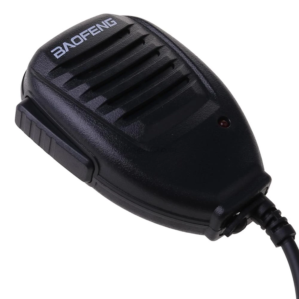 original baofeng radio speaker mic microphone ptt for portable two way radio walkie talkie uv 5r uv 5re uv 5ra plus uv 6r free global shipping