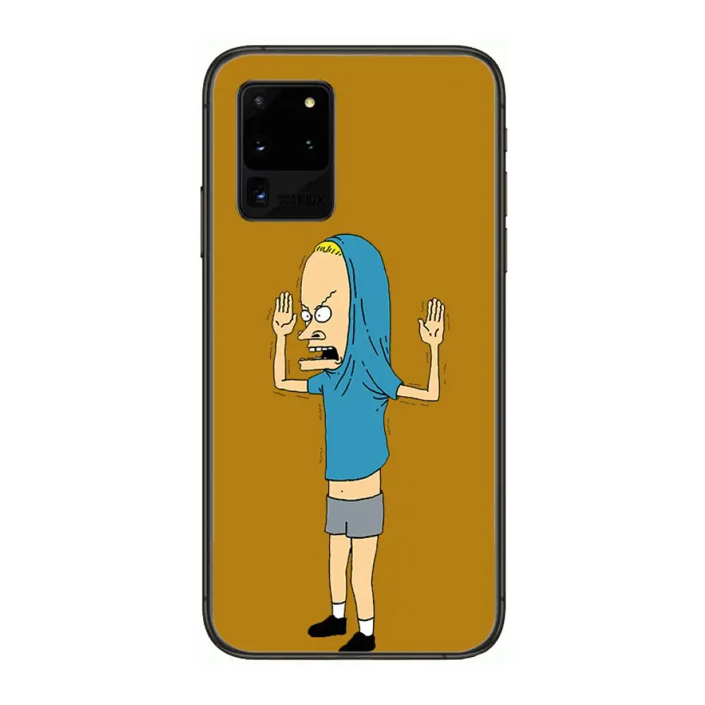 

Beavis And Butthead case Phone cover hull For SamSung Galaxy S 6 7 8 9 10 20 21 Plus Edge E note 5G Lite Ultra black soft bump