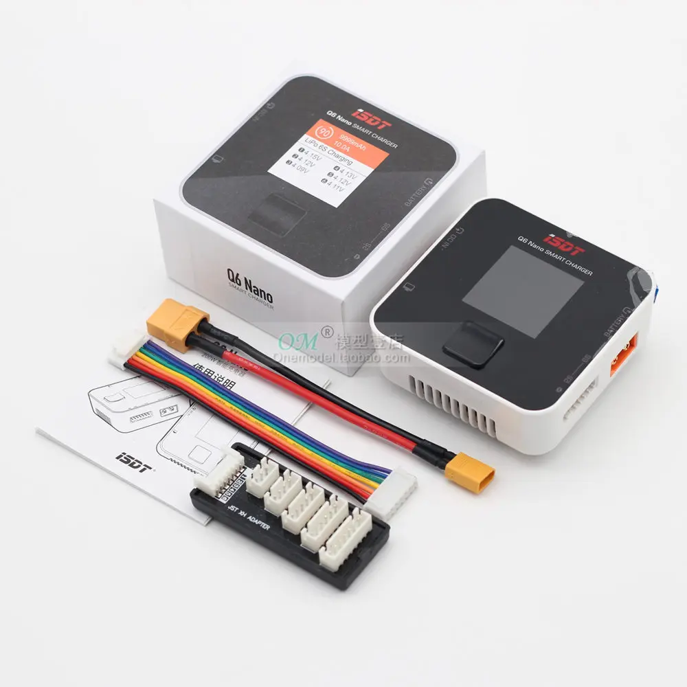 Зарядное устройство ISDT Q6 Nano BattGo 200 Вт 8A для 1-6S Lipo | Игрушки и хобби