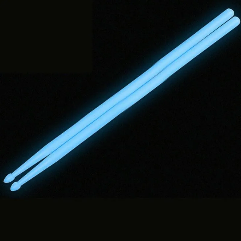 

Luminous Drum Sticks 5A Nylon Drumsticks Colorful Glow In The Dark Night Stage Performance Stick Percussion Accessories Parts