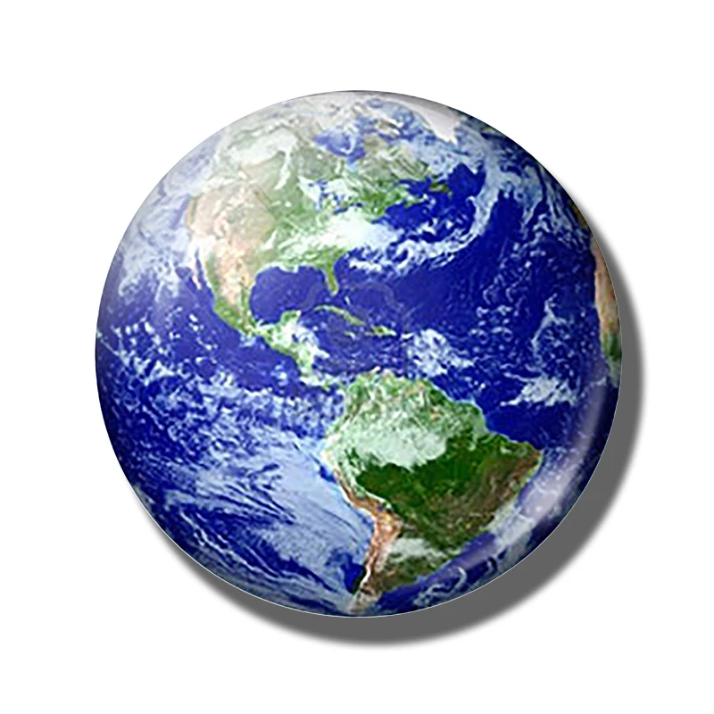 Earth 5 шт./компл. полной Луны земли Солнечный Системы планета 12/16/20/25/30 мм Стекло кабошоны пустые Вселенной Galaxy украшения, украшения своими руками - Цвет: Earth