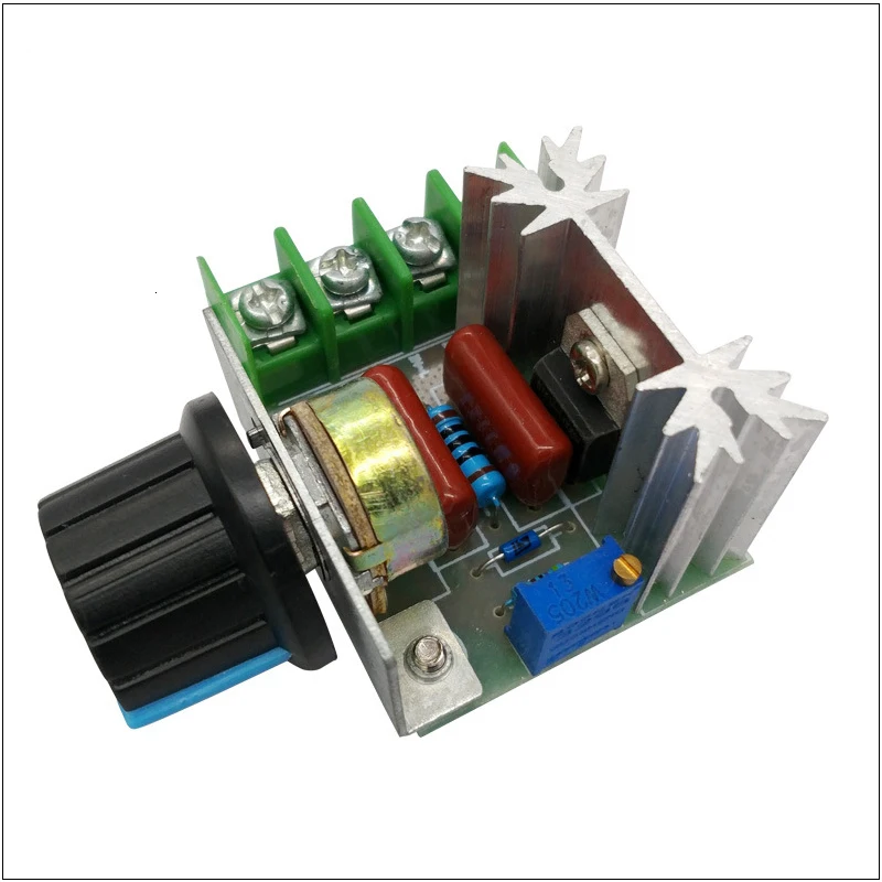 AC 50-220V 25A 2000W контроллер двигателя SCR мощный электронный модуль регулятора напряжения регулятор скорости двигателя