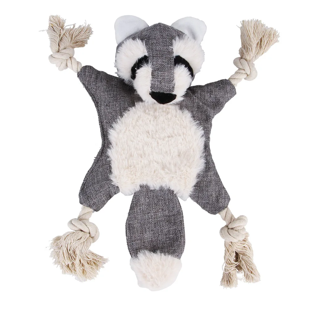 

Dog Puppy Toys Pet Supplies Pets Chew Toy Animal Shape Squeak Cleaning for Small Medium Dog Accessories Plush Sound