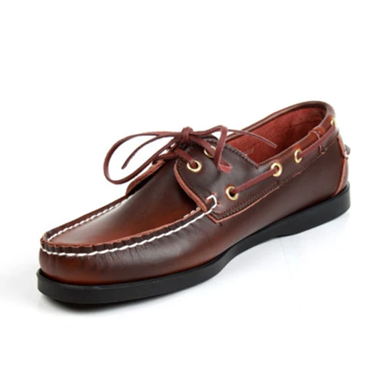 Brown Black Sole Высокое качество; 46; замшевая дышащая обувь на шнуровке; большие размеры; Весенняя повседневная мужская обувь из натуральной кожи коричневого цвета; обувь для вождения в британском стиле; настоящие водонепроницаемые Мокасины - Цвет: Brown Black Sole