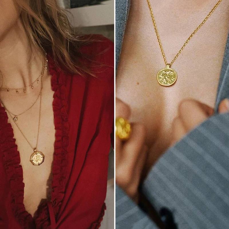 Цепочка Женская золотистая/серебристая ожерелье под ключицу Маленького принца с