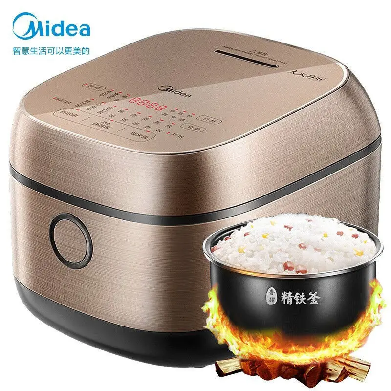 

Домашняя электрическая рисоварка Midea объемом 3 л, стерео IH, большая противопожарная нагревательная смесь, тонкий железный чайник, вкладыш