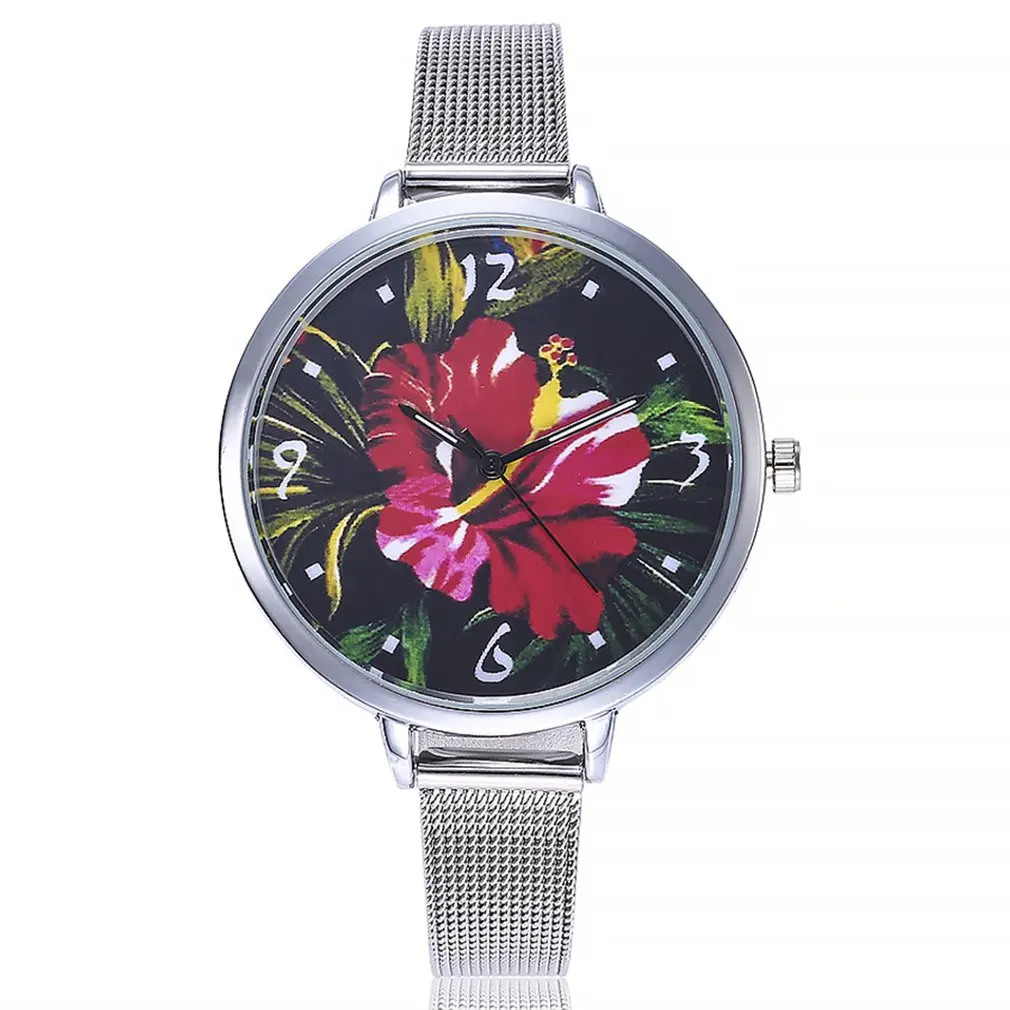 Landscape Painting Alloy Wrist Watch Girls Men Rugged Waterproof And Dustproof Fashionable Women | Наручные часы