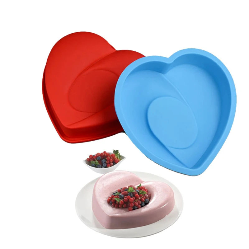 1 шт. силиконовые формы для шоколада формочки мыла в форме сердца ледяные