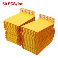 50 pcslot kraft paper bubble envelopes bags different specifications mailers padded shipping envelope with bubble mailing bag