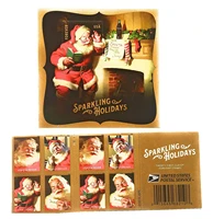 2018 sparkling holidays forever stamps santa claus christmas postage sheets 1 books of 20
