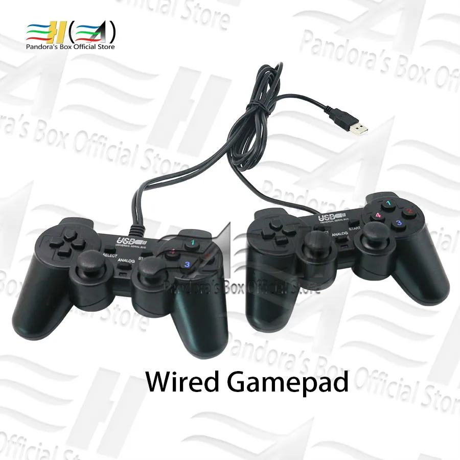 Usb беспроводной геймпад проводной джойстик 2 игрока plug and play для Pandora box DX Аркада и