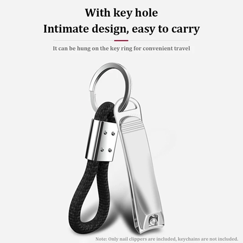 

2 PCS / SET manicure trimmer nail clippers with boxed thick nail nail clippers stainless steel size nail clippers nail file
