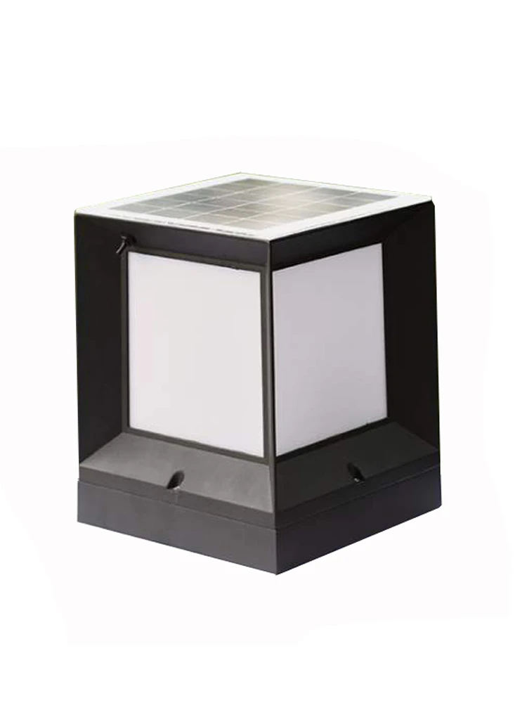 Reisx Solar LED Post Cap Lights Outdoor Stainless Steel Column Pillar