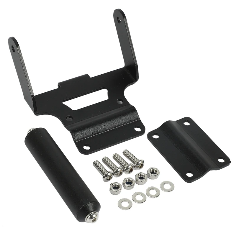 

2 Pcs Motorcycle Accessories: 1 Pcs Headlight Grille Guard Cover & 1 Pcs Phone Mobile Phone GPS Navigation Plate Bracket