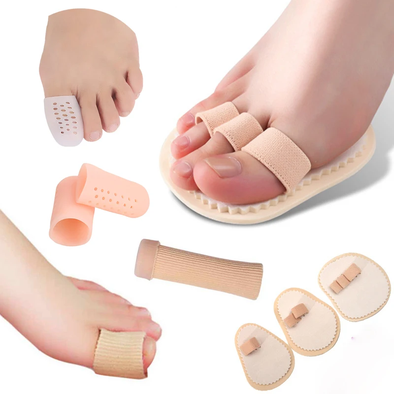 

Silicone Toes Separator Bunion Corrector Big Bone Ectropion Adjuster Toes Outer Appliance Foot Tools Hallux Valgus Orthosis