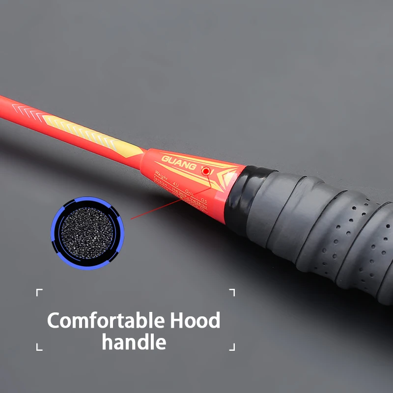 

Light Weight 4U G5 100% Carbon Fiber Strung Badminton Rackets With Bags Professional Racquet Speed Padel Racket Sports