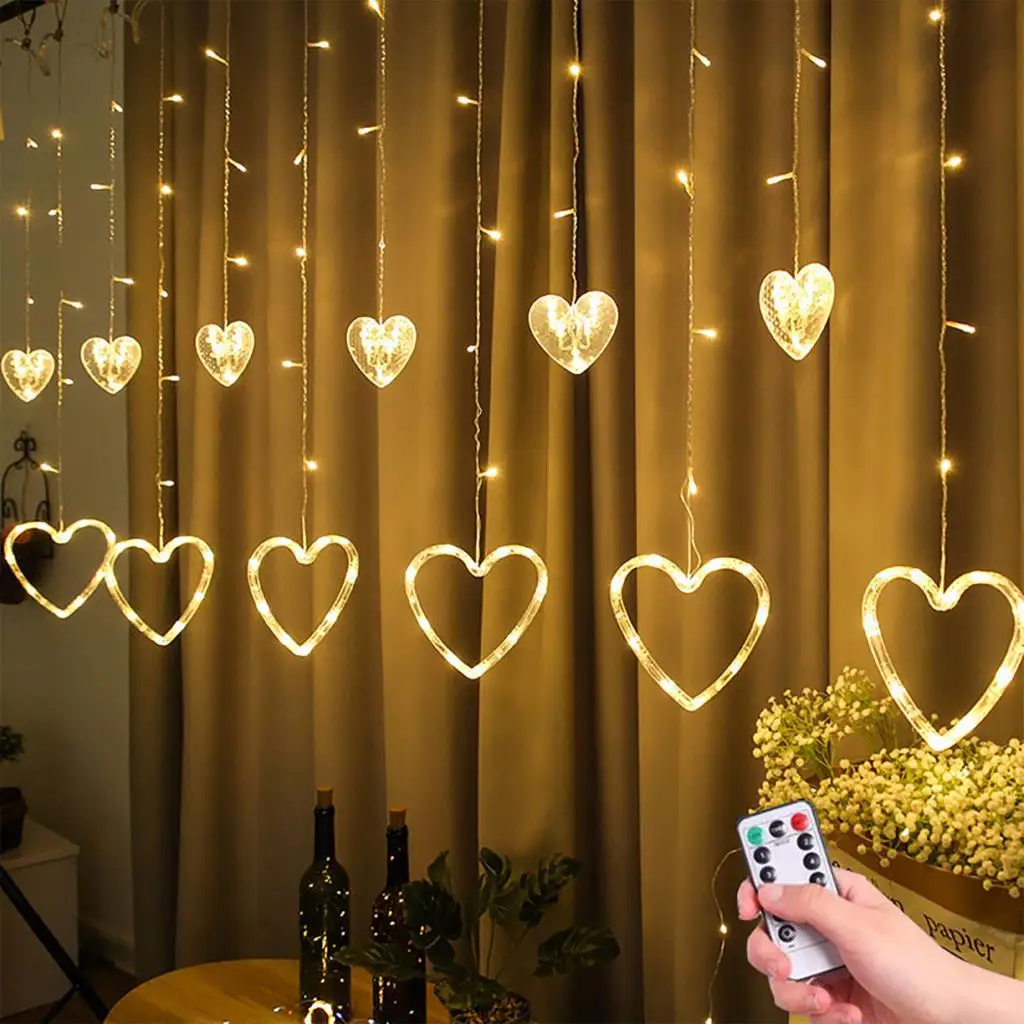 3M LED Curtain Festoon Light USB Remote Control Fairy Christmas Garland on The Window String Lights New Year Party Decoration | Дом и сад