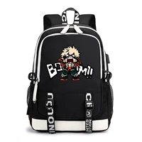 my hero academia anime backpack bakugou print schoolbags high capacity shoulderbags mha cosplay laptop bags travelbags 2021