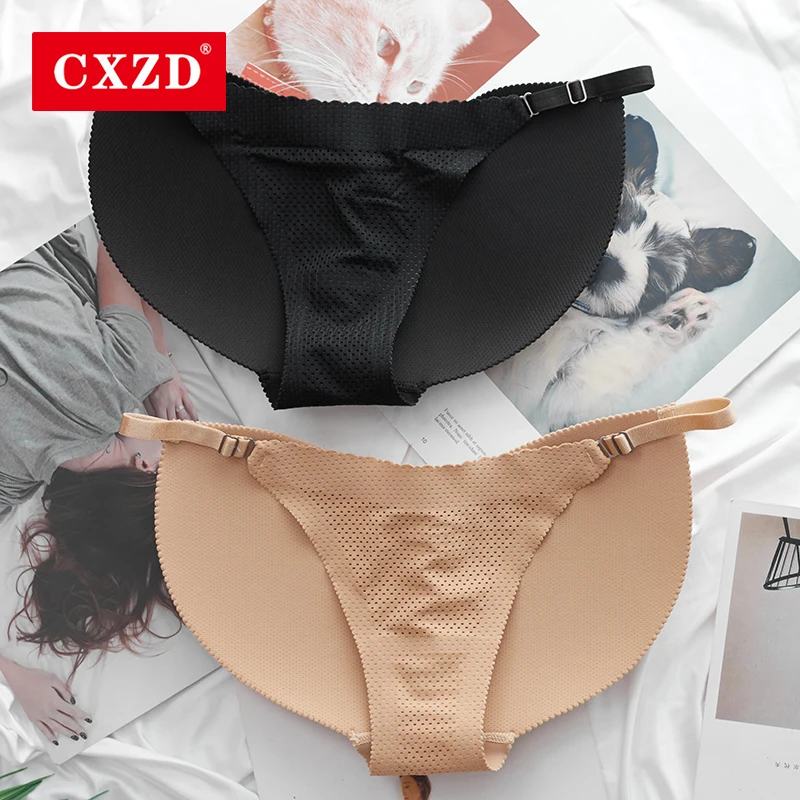 

CXZD Для женщин подтягивающее ягодицы Управление поддельная задница, трусики в стиле «хип прикладом снизу пуш-ап отрегулировать ремень стрин...