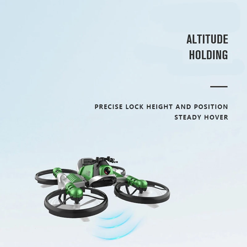 Забавные игрушки в двух формах Дрон с дистанционным управлением мотоцикл