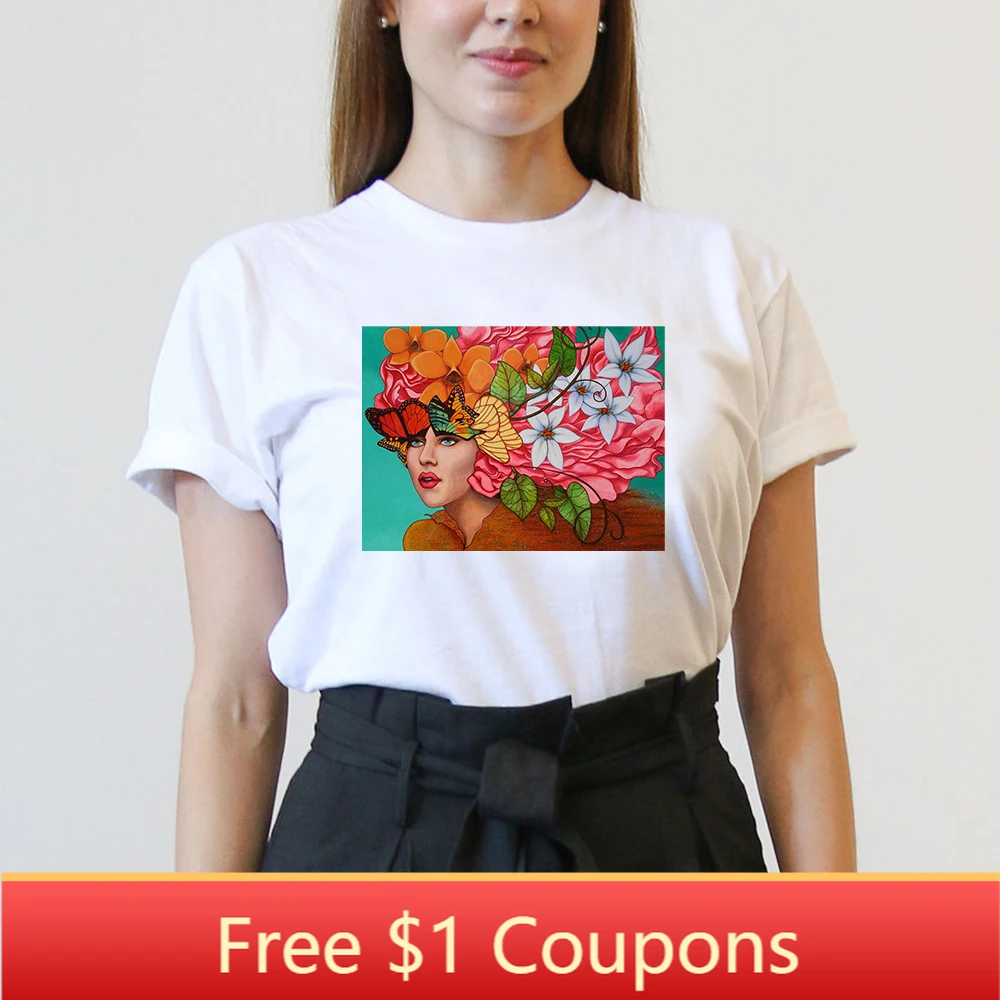 Хлопковая эстетичная футболка BLINGPAW в стиле Харадзюку винтажные Женские топы с