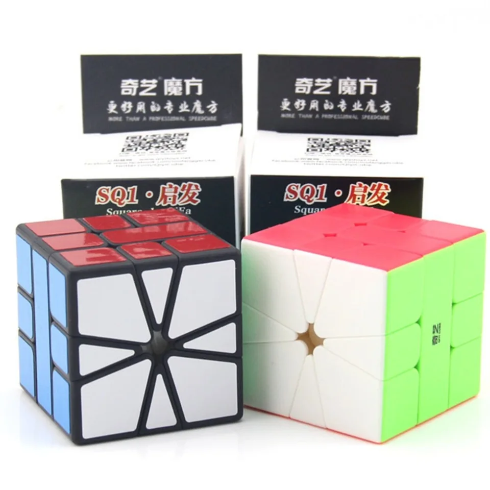 Newest Qiyi Qifa SQ-1 Magic Cube Puzzle Square 1 Speed Cube SQ1 Mofangge Twisty Learning Educational Kids Toys Game Sticker