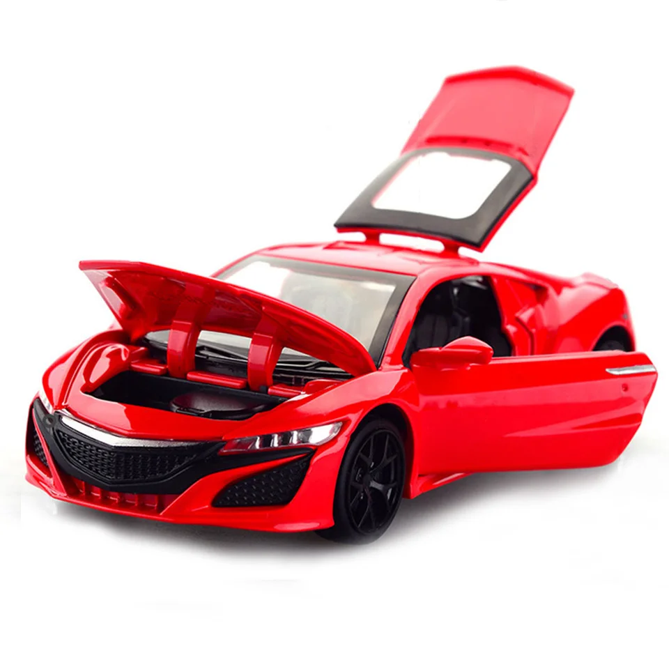 Лидер продаж литая модель автомобиля из сплава 1:32 Acura NSX мигающий Звук Детская