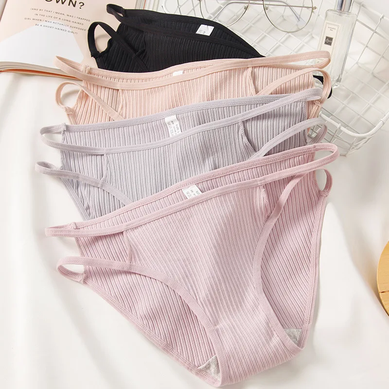 

Cotton Panties Women Panties Sexy Lingerie Female Underpants Solid Color Hollow Out Underwear Sexy Briefs Low-Waist Pantys M-XL