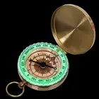 Винтажный медный флип-чехол металлические карманные часы с компасом для кемпинга походов гребли фотографический Компас для выживания подарок для мальчика Новинка 2021