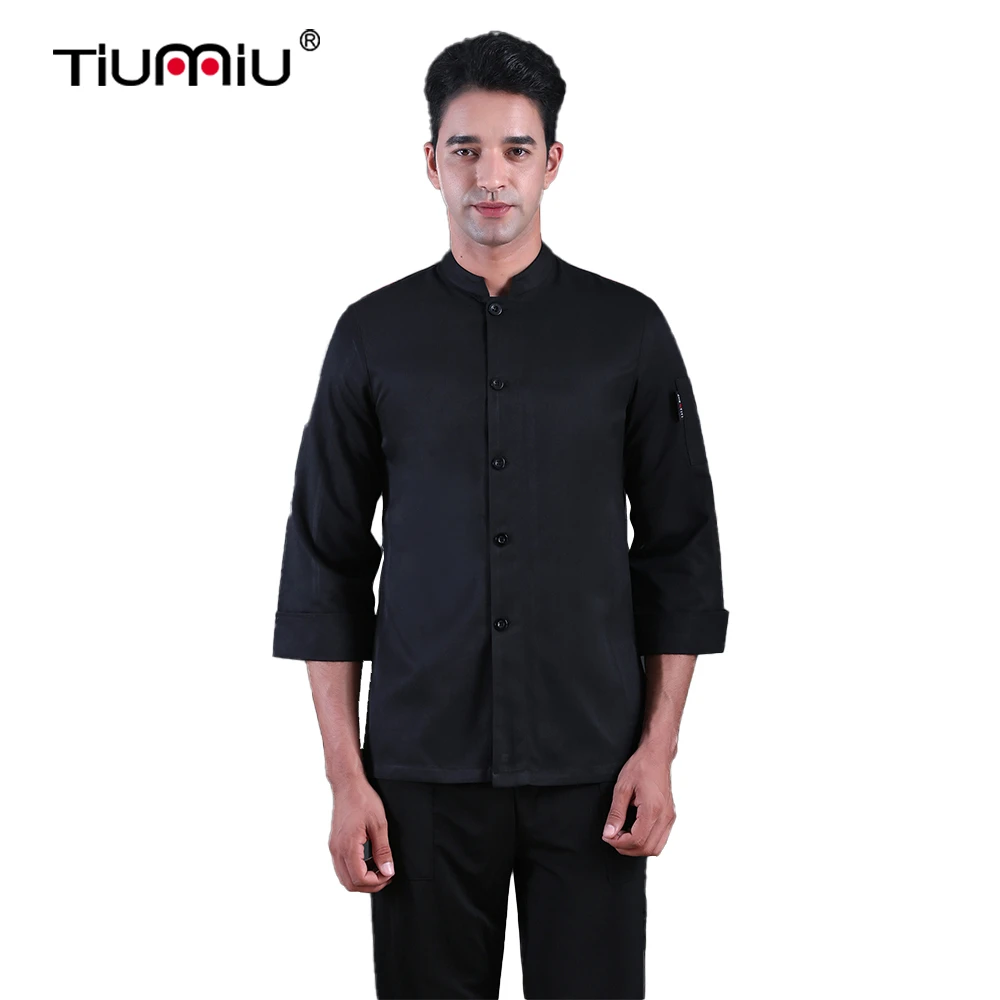 2020 с длинным рукавом шеф повара куртки для мужчин и женщин кухня ресторан пальто