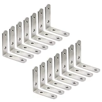 50pack l bracket corner braces stainless steel heavy duty shelf bracket for wood shelves 90 degree right angle brackets
