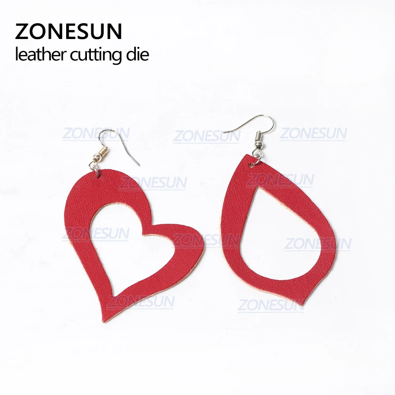 ZONESUN T3 DIY Custom Cutter кожаные серьги для высечки кожаных сережек стальных