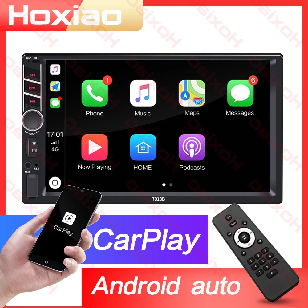 Автомагнитола Carplay 2 din с сенсорным экраном MP5 SD/FM/USB/AUX/Bluetooth 7 &quotHD|Автомагнитолы| |