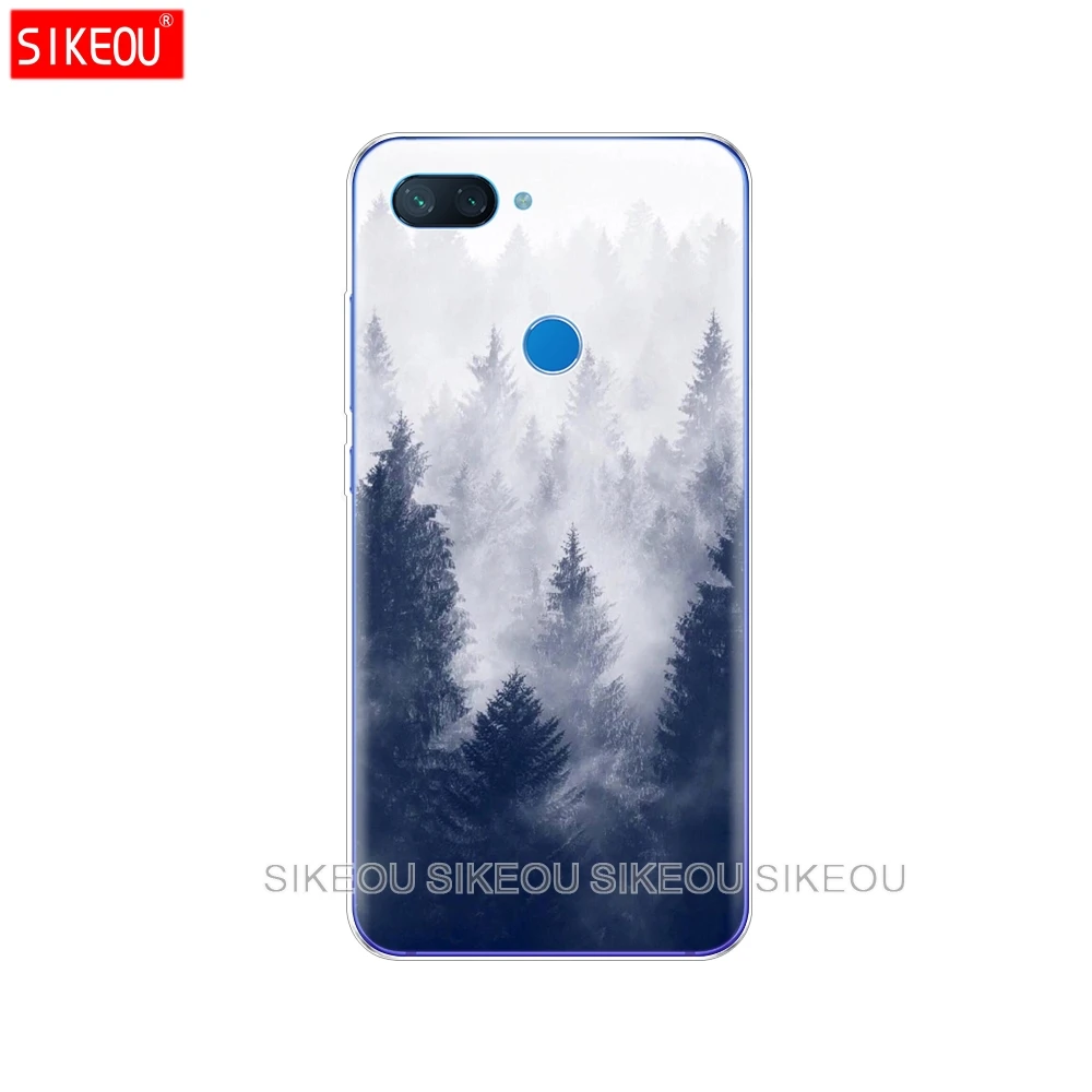 Силиконовый чехол для Xiaomi mi 8 LITE чехлы 6 26 дюйма прозрачный мягкий из ТПУ Для lite