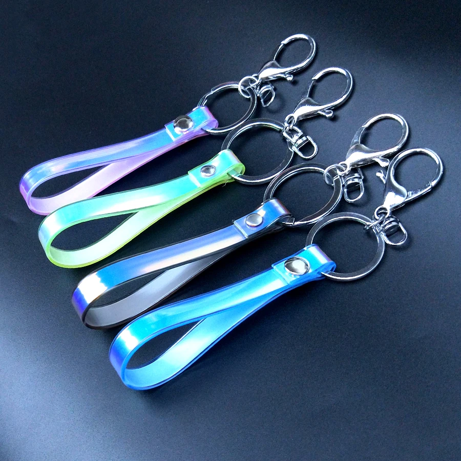 Новинка 2019 блестящий ПВХ кожаный шнур Радужный лазерный Блестящий автомобильный