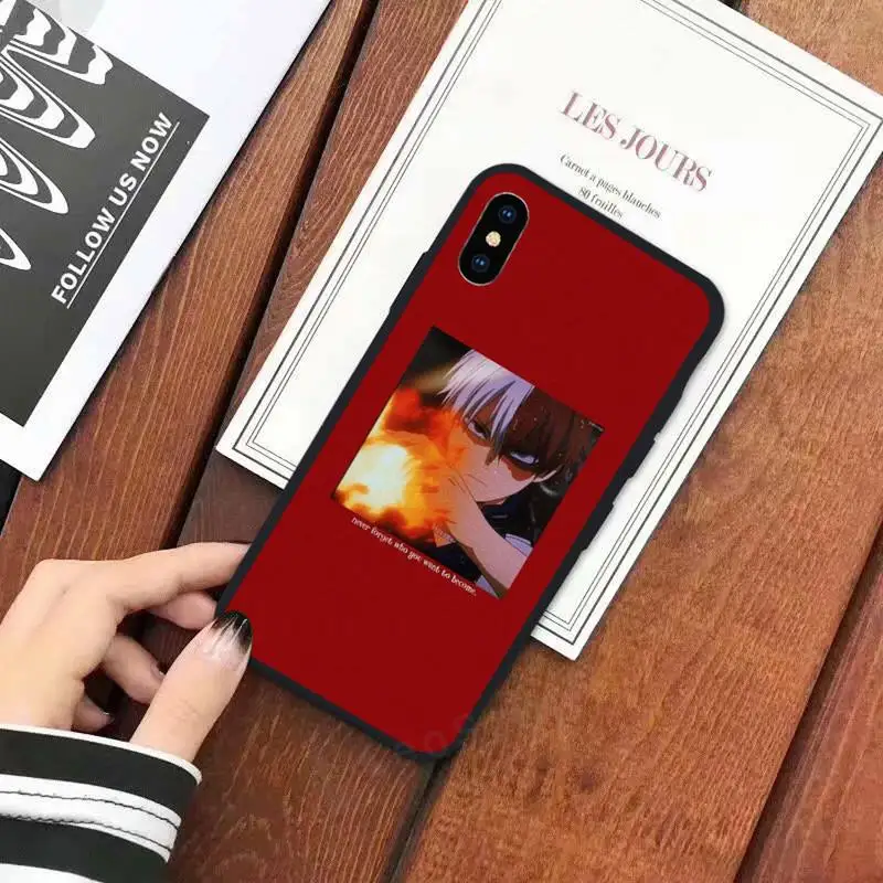 

Shoto Todoroki My hero academia Phone Case for iPhone 11 12 mini pro XS MAX 8 7 6 6S Plus X 5S SE 2020 XR