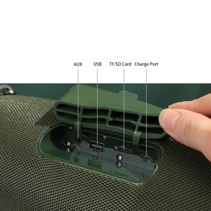 

Waterproof Bluetooth Speaker Portable Wireless Speakers Home Theater Stereo Music Column FM Radio TF AUX USB Subwoofer Outdoor