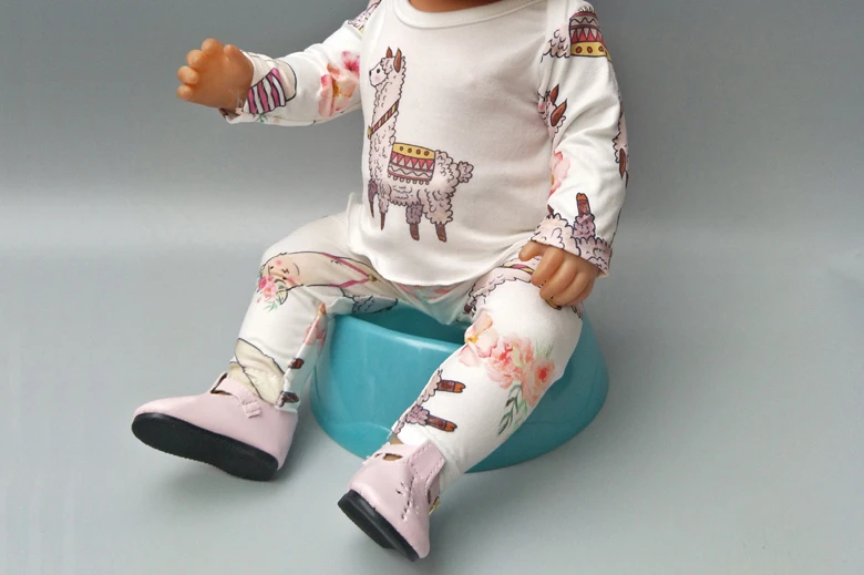 Кукла одежда штаны Розовый Единорог комбинезон одежда для 40 см 43 см reborn baby Doll Одежда наборы для 1" Кукла аксессуары игрушки одежда