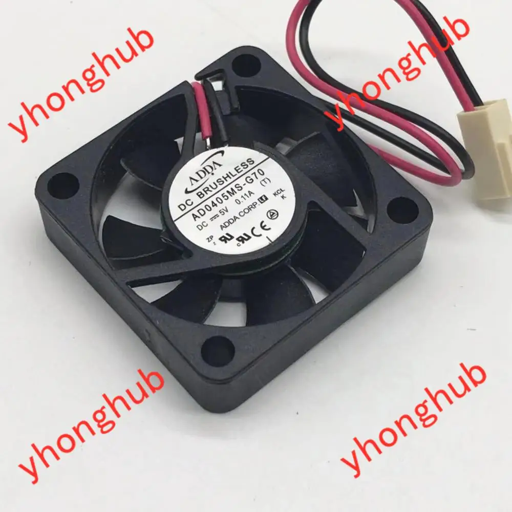 Охлаждающий вентилятор для сервера ADDA AD0405MS-G70 T DC 5V 0.11A 2-проводной 40x40x10 мм |