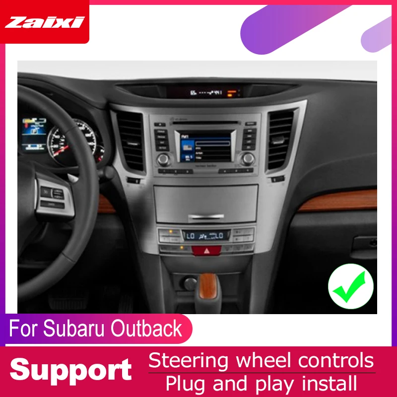 ZaiXi для Subaru Outback Legacy 2010 ~ 2014 Автомобильная Android мультимедийная система 2 DIN Авто