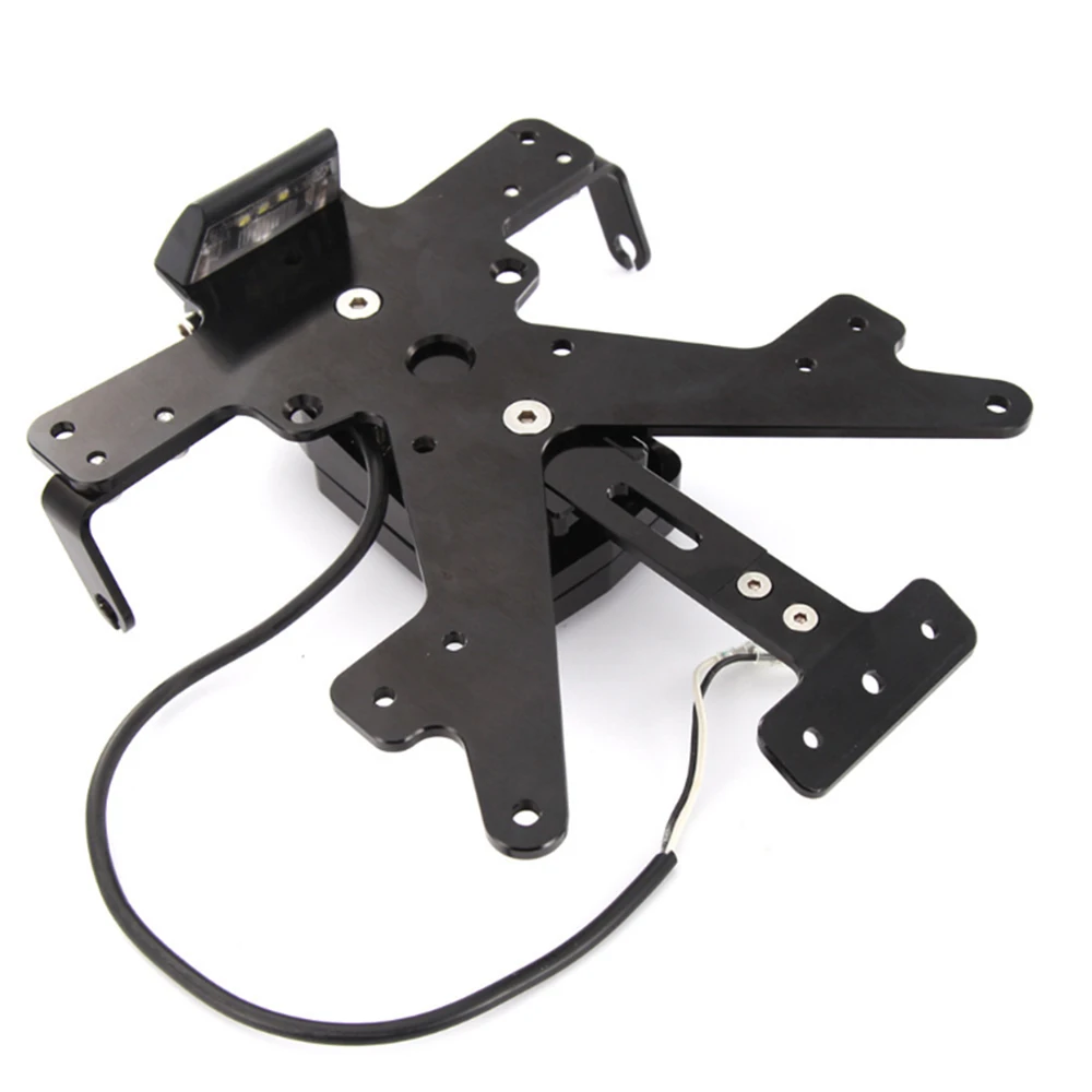

Motorcycle Accessories Licence Number Registration Plate Holder Bracket With LED Light For Kawasaki Z1000 Z 1000 2010-2016
