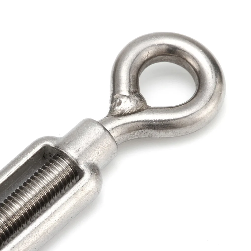 HCSSZP 4 шт. M4/M5/M6/M8/M10/M12 нержавеющая сталь 304 Регулируемая цепь такелаж крюк и пряжка