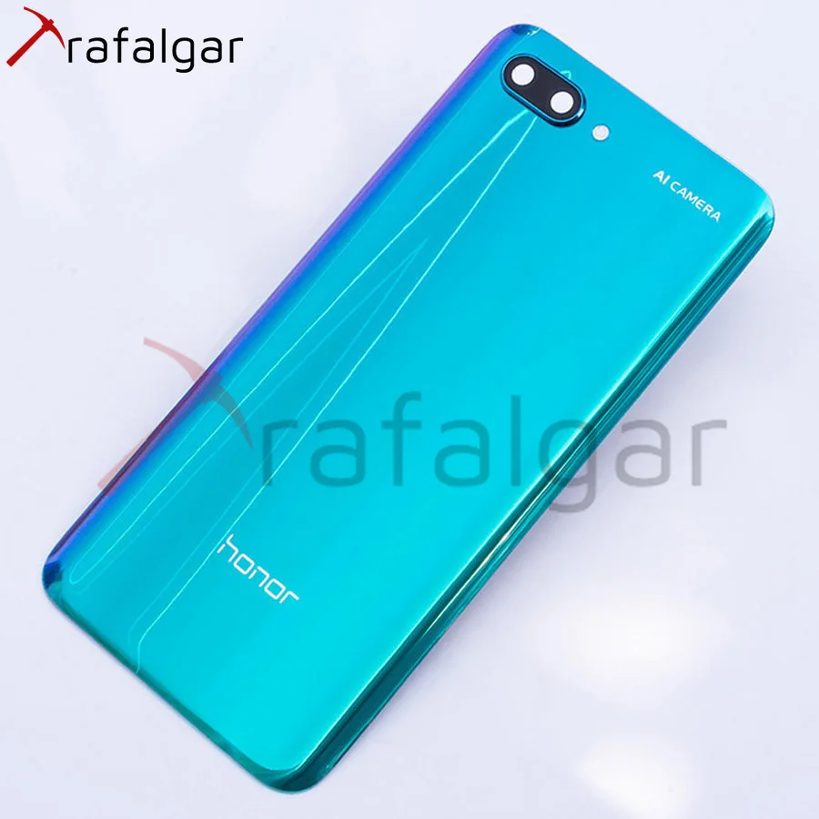 Крышка батарейного отсека для Huawei Honor 10 Задняя стеклянная крышка задняя панель