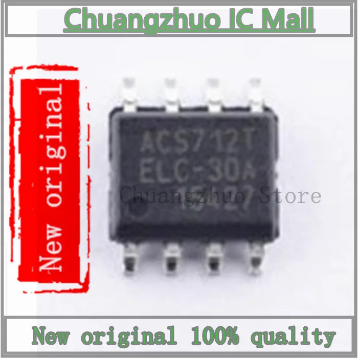 

10PCS/lot ACS712ELCTR-20A-T ACS712ELCTR-20A ACS712TELC-20A ACS712T ACS712 SOP-8 IC Chip New original