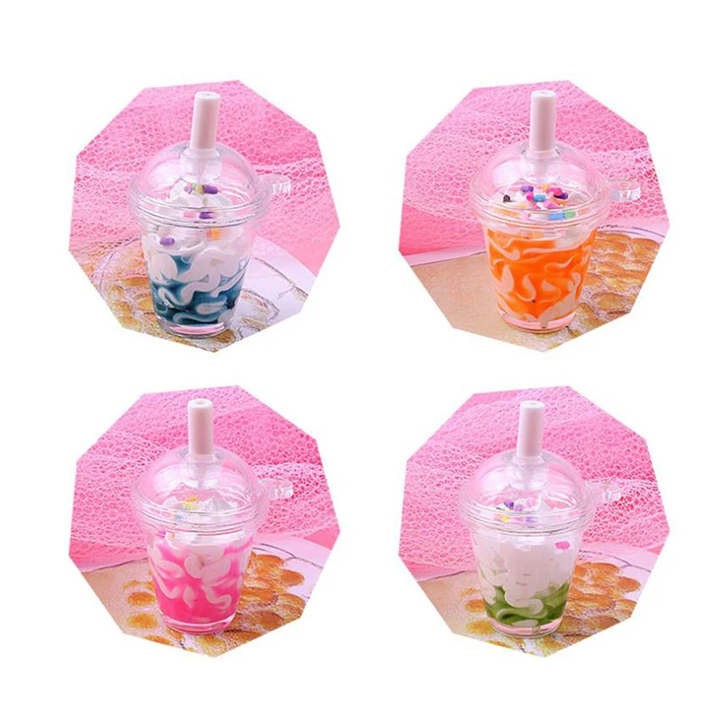 

1 шт./2 предмета напиток чашки мороженого Набор Модель ролевые игры мини-кукла для еды аксессуары подходят игровой домик игрушки милый кукол...