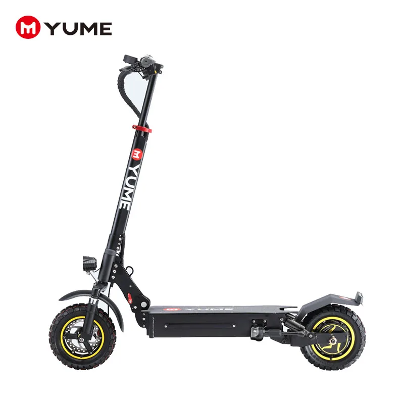 Мощный 1000 Вт задний мотор YUME S10 Электрический скутер 10 дюймов шины для
