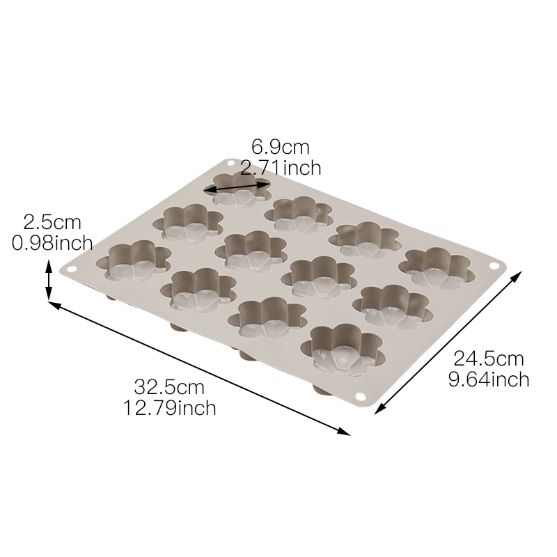 12 Цветочная форма для мыла силиконовая изготовления ручной работы|Формы мыла| |