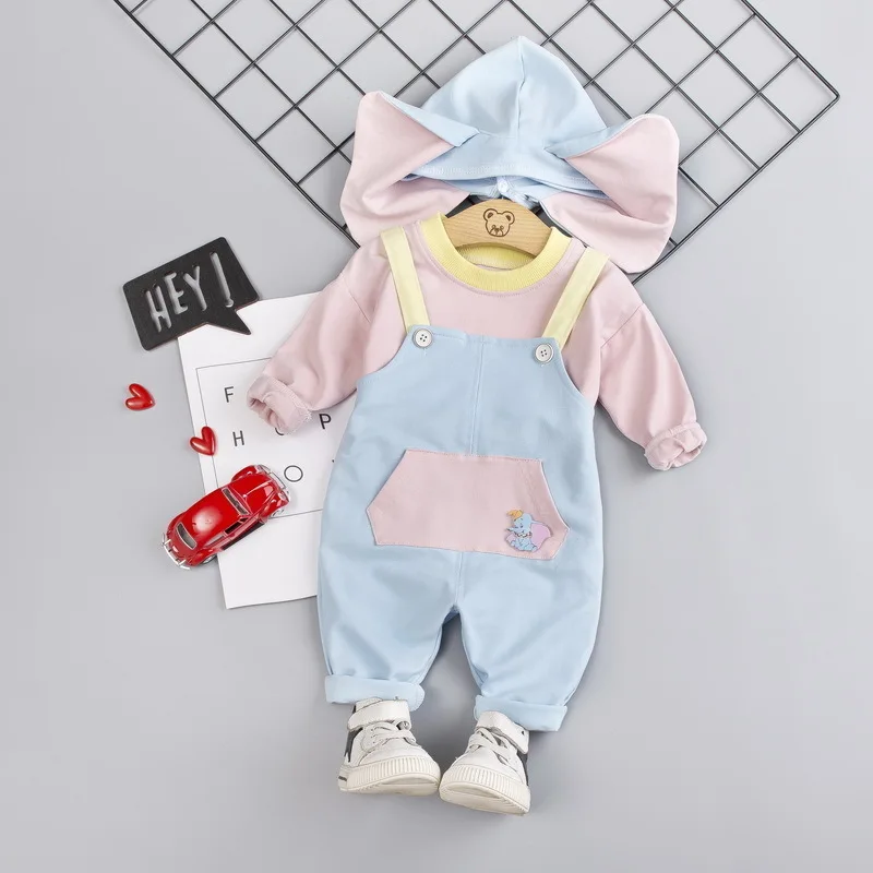 Комплекты одежды для новорожденных весенне-осенние хлопковые топы малышей +