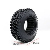 rc car 110 crawler beadlock wheels tire 1 9 inch rubber wheel tire 98mm tyre for rc car tamiya truck axial scx10 s347
